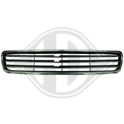 -GRILA RADIATOR AUDI A4 B5 FUNDAL BLACK/CROM -COD AU0286