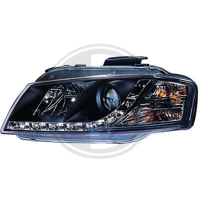 -FARURI DAYLINE AUDI A3 8P FUNDAL BLACK -COD AU0135