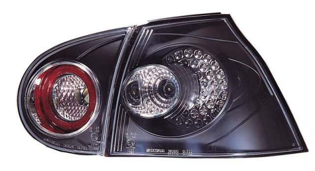 -STOPURI CU LED VW GOLF 5 FUNDAL BLACK -COD FKRLXLVW8011