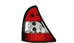 RR01LRC STOPURI LED RENAULT CLIO II FUNDAL ROSU-CRISTAL (98-01)