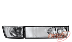 KGV03A SEMNAL CLAR+PROIECTOR VW GOLF III FUNDAL CROM