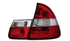 RB16 SET STOPURI CLARE BMW SERIA 3 E46 ROSU-CRISTAL