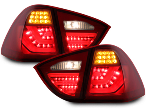 -STOPURI CU LED BMW E91 FUNDAL ROSU/FUMURIU -COD RB35LLRS