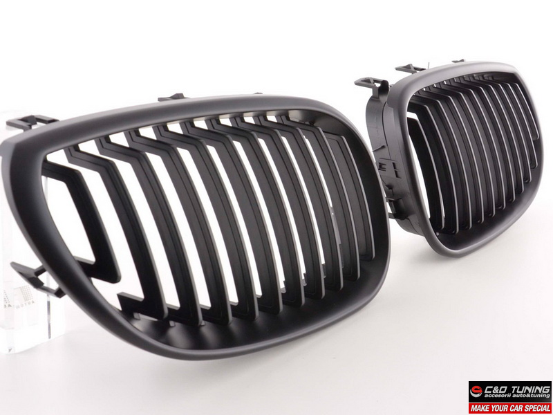 -GRILE RADIATOR BMW E60 FUNDAL NEGRU -COD FKSGBM045